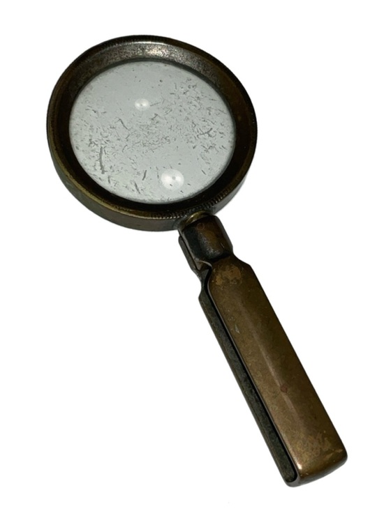 Vintage Other - Brass Folding Magnifying Glass - Vintage